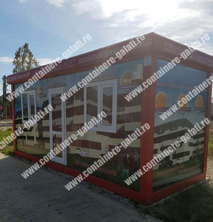 container metalic second hand pret Teleorman